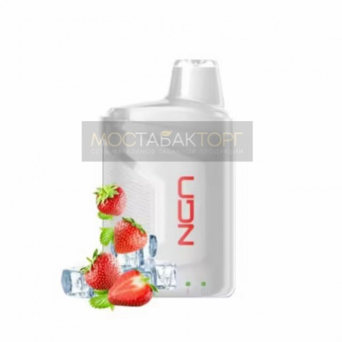 Электронная сигарета UDN HERO Frozen Strawberry 6000 затяжек (УДН ХЕРО Клубника Лёд)